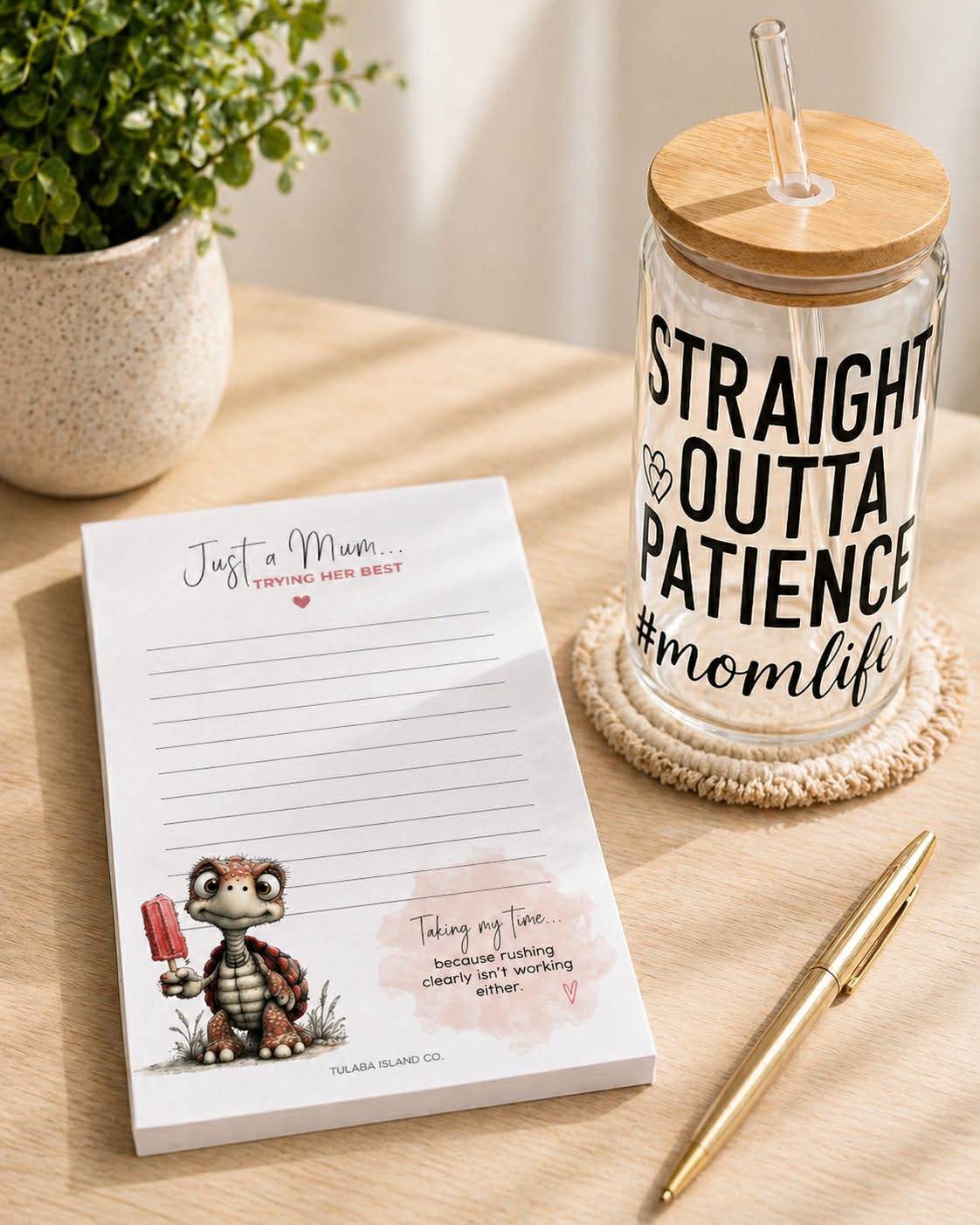 The "Straight Outta Patience" Tumbler