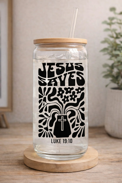 The "Jesus Saves" Tumbler
