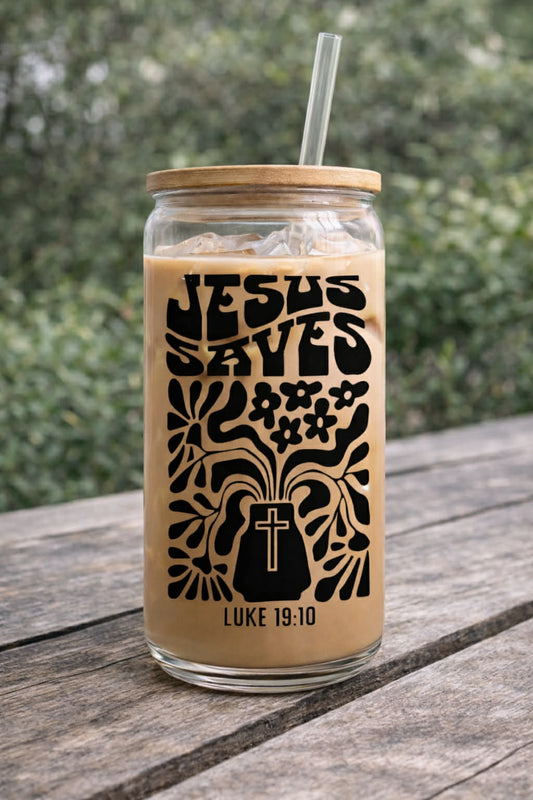 The "Jesus Saves" Tumbler