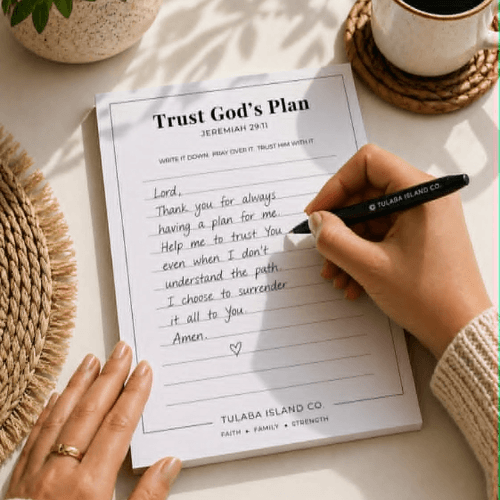 Trust God's Plan Notepad