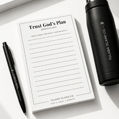 Trust God's Plan Notepad