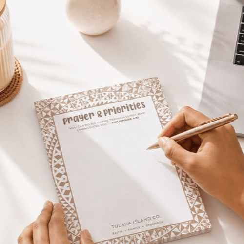 Prayer & Priorities - Masi Inspired