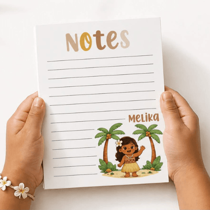 Personalised Island-Inspired Notepad